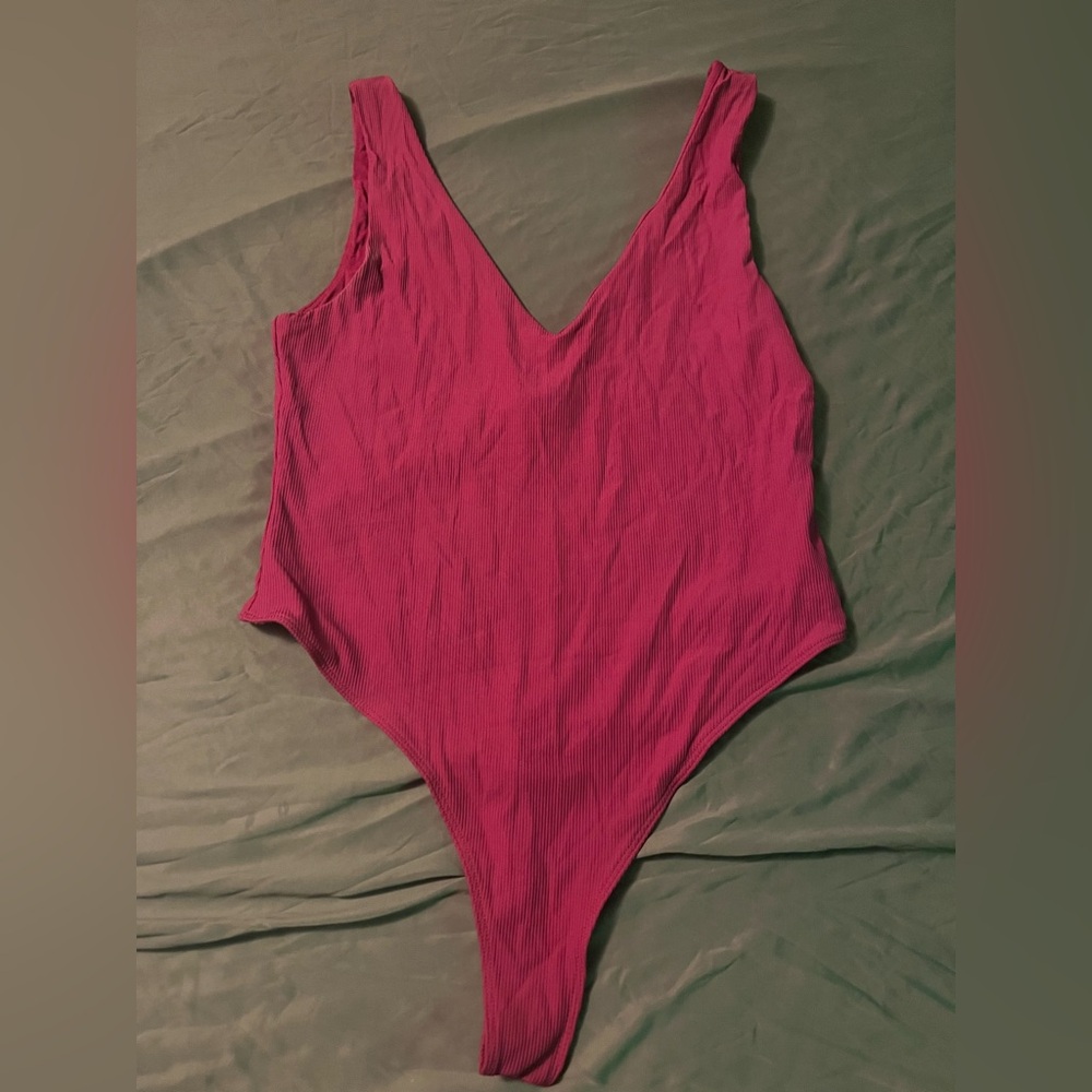 Pink bodysuit